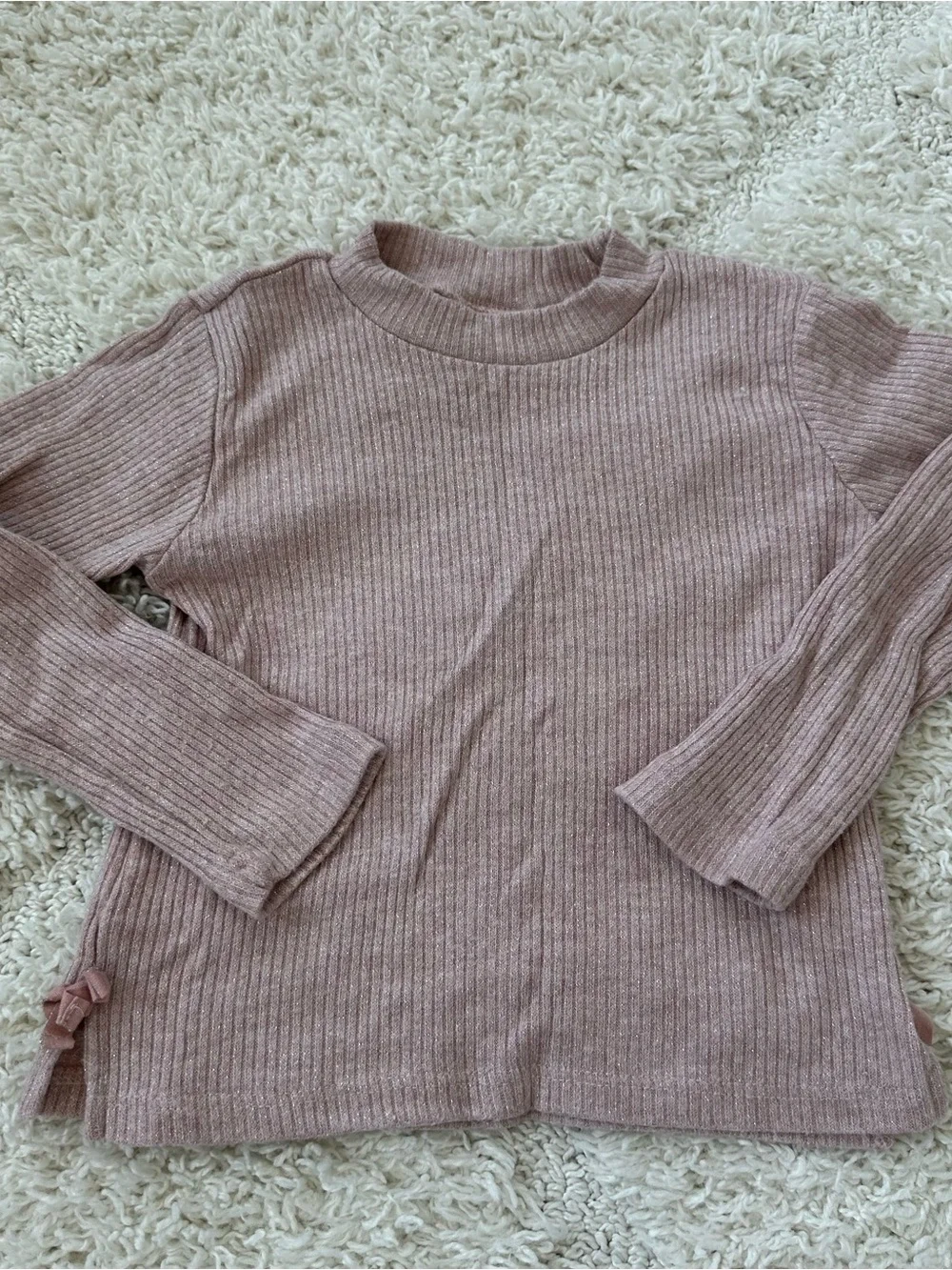 Zara Pink Ribbed Sparkle Set